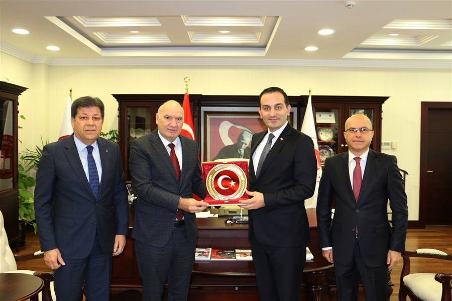 Antalya Cumhuriyet Başsavcımız Sayın Yakup Ali KAHVECİ, Makamında Ziyaret Edildi
